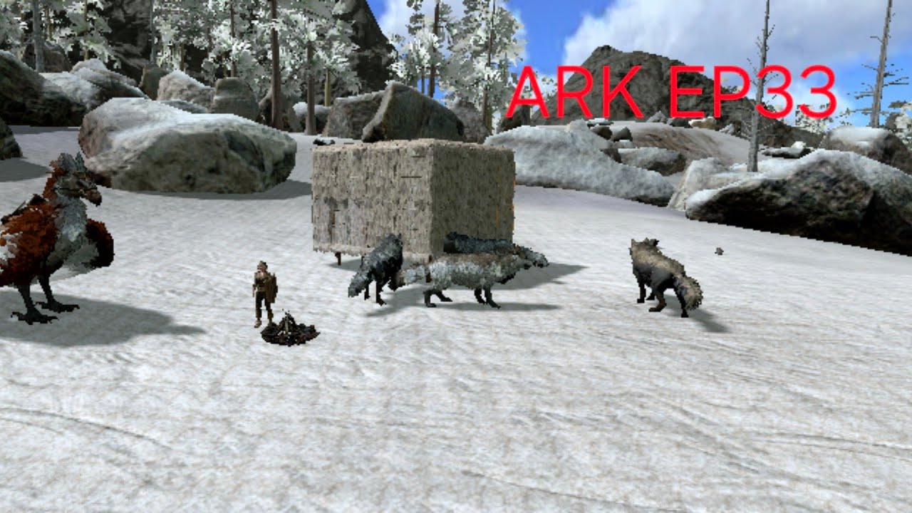 ARK มือถือ EP33 สร้างบ้านบนเขตหนาว