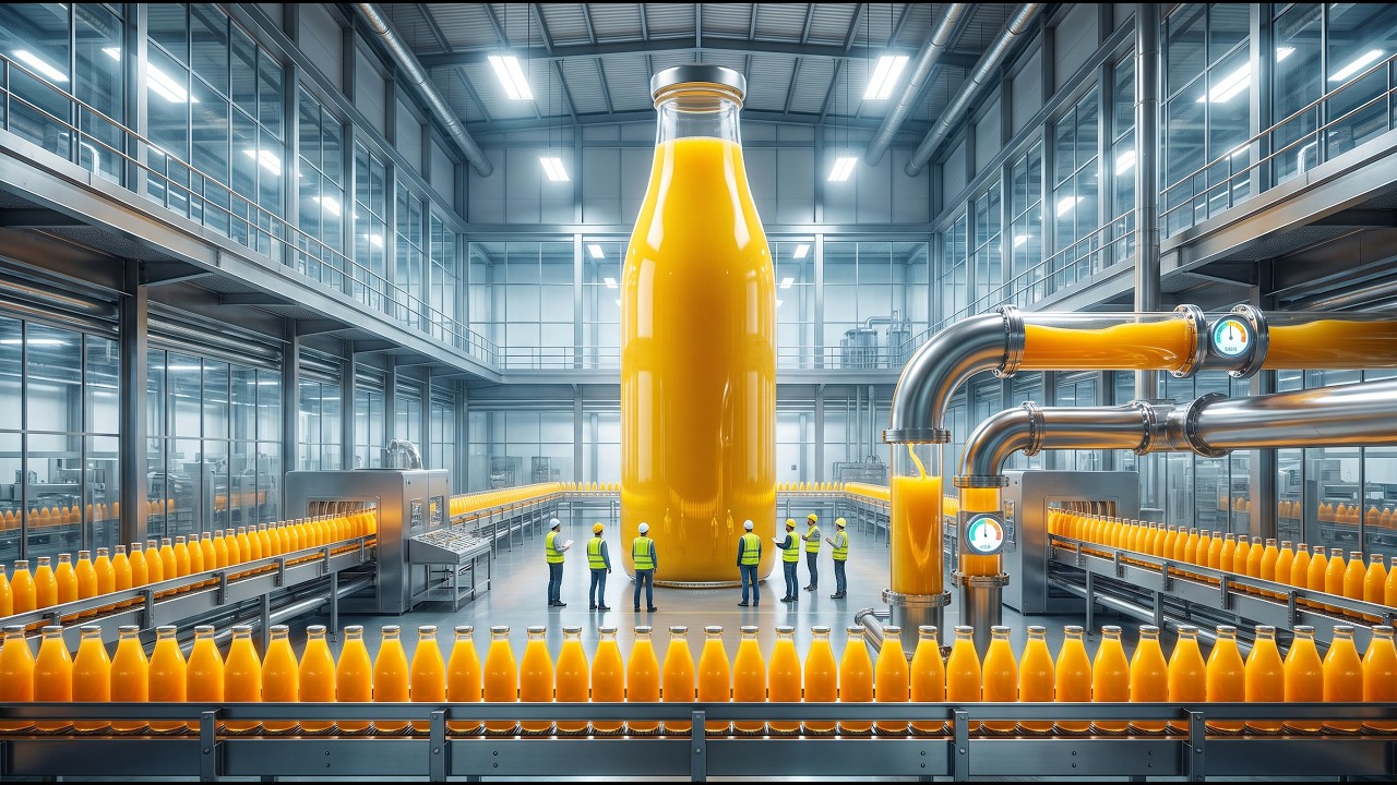 How Millions of Mango Juice Bottles Are Made | Mega Factory Process