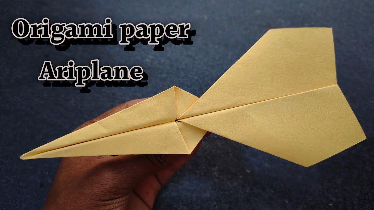World best origami paper Ariplane 🥰💯।। सबसे अधिक दूरी तय करने वाला कागज का हवाई जहाज।। Origami plane