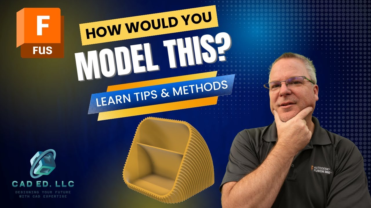 Modeling a Textured Organizer in Fusion — Viewer Challenge Accepted!