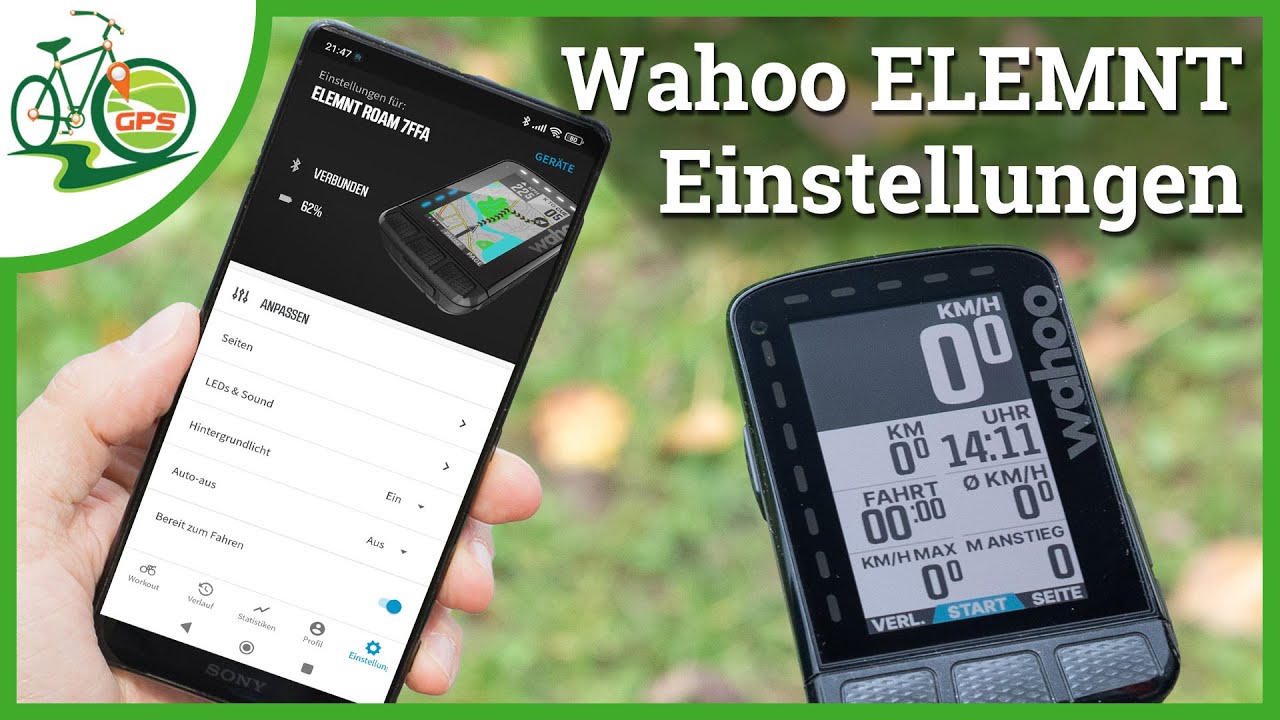 Wahoo ELEMNT 🚴 Einstellungen verständlich erklärt 🏁 Tipps & Tricks für ROAM & BOLT