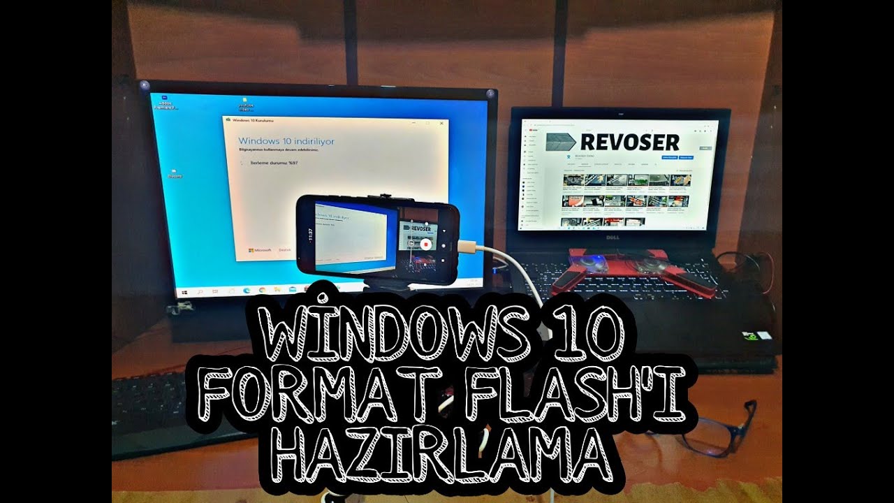 GÜNCEL WİNDOWS 10 FORMAT FLASH HAZIRLAMA | UEFI - LEGACY | WİNDOWS YÜKLEME ARACI KULLANIMI