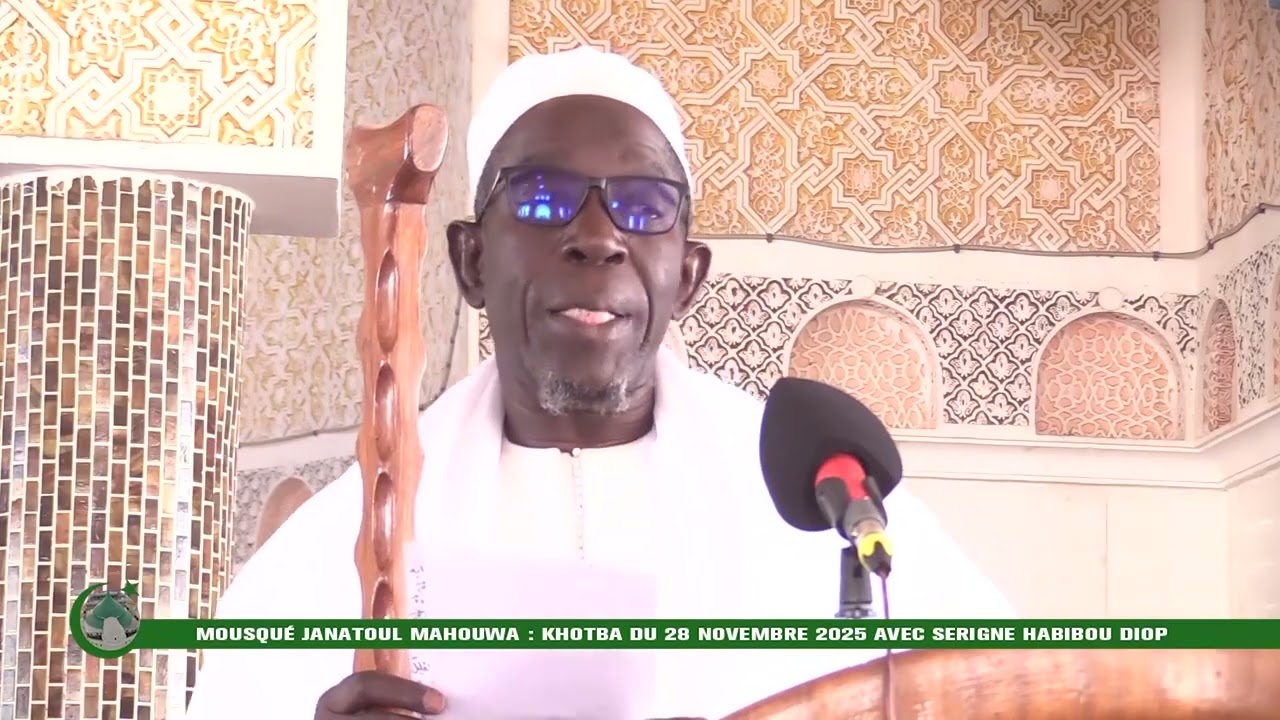 Mosquée Janatoul Mahwa : Xutba du 28 Novembre 2025 avec Serigne Habibou Diop