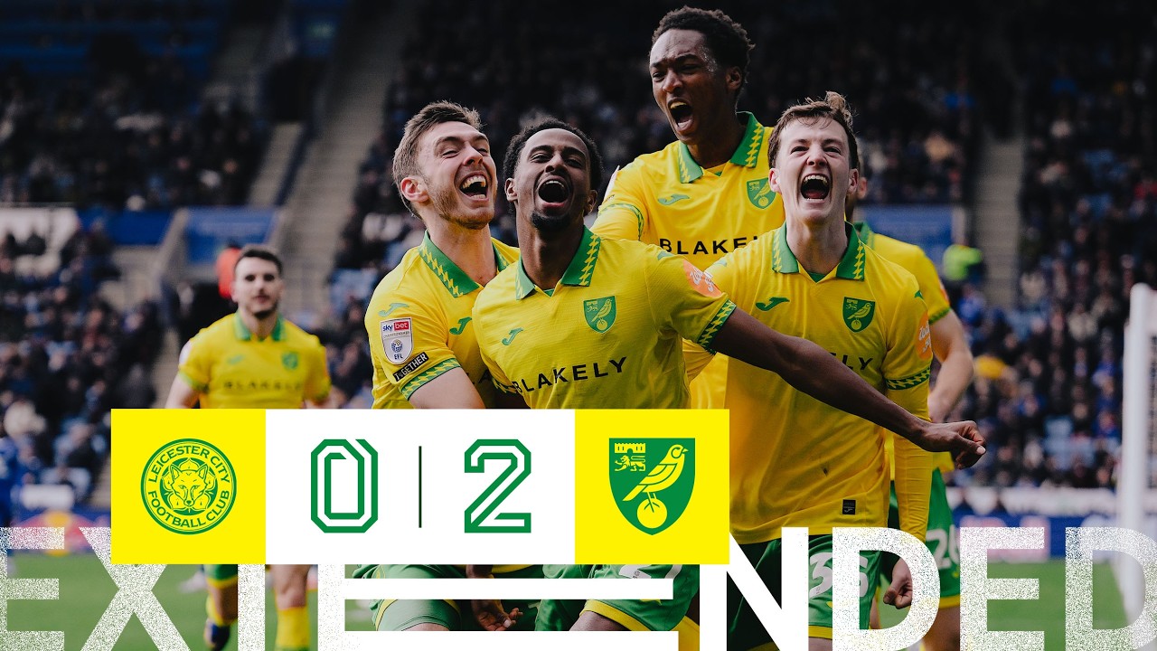 Three points on the road 🛣️ | Leicester City 0-2 Norwich City | Extended Highlights
