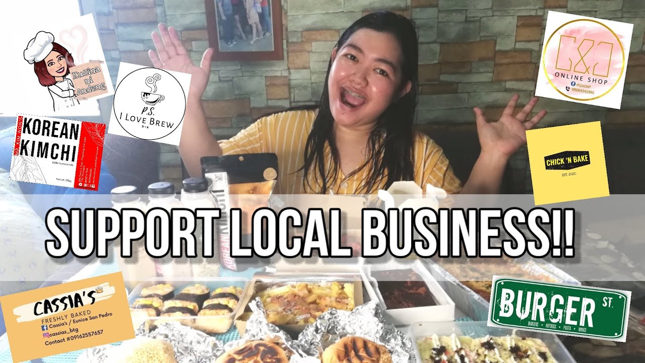 SUPPORT LOCAL BUSINESS HONEST REVIEW MUKBANG Vlog#8: Justine April Official