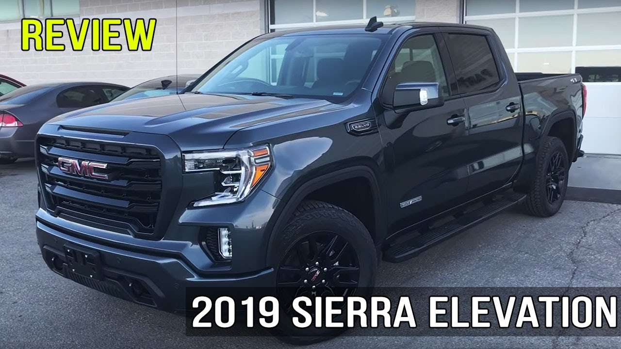 Обзор: GMC Sierra 1500 Elevation Edition 5.3L Crew Cab 2019 года