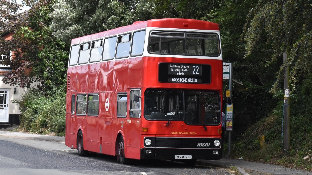 Low-ish Floor Running Day 2023 Journey on 22  London Transport M6 WYW6T  MCW Metrobus