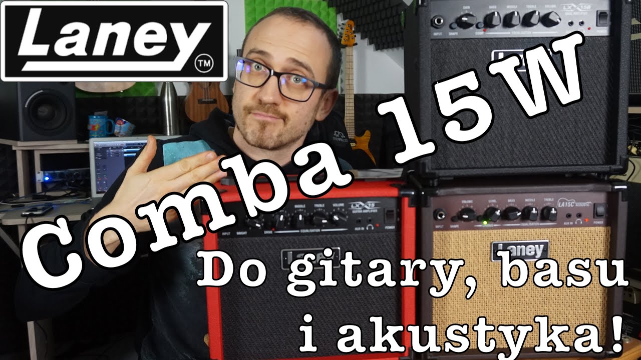Combo Laney na początek: do gitary (LX15), do basu (LX15B) i do akustyka LA15