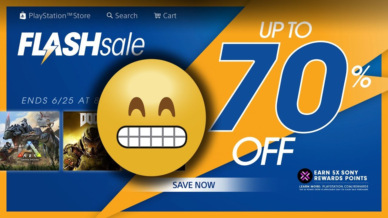 PS4 FLASH SALE MORE THAN 70% PSN JUNE 2018 - NO PS PLUS REQUIRED!