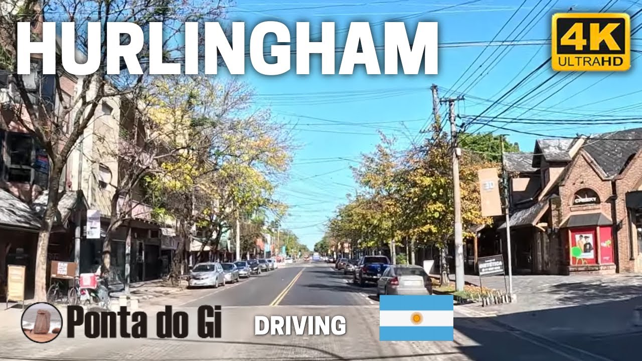 HURLINGHAM en 4K tranquilas y bonitas CALLES del CONURBANO OESTE #driving TOUR 2025 AMBA - ARGENTINA