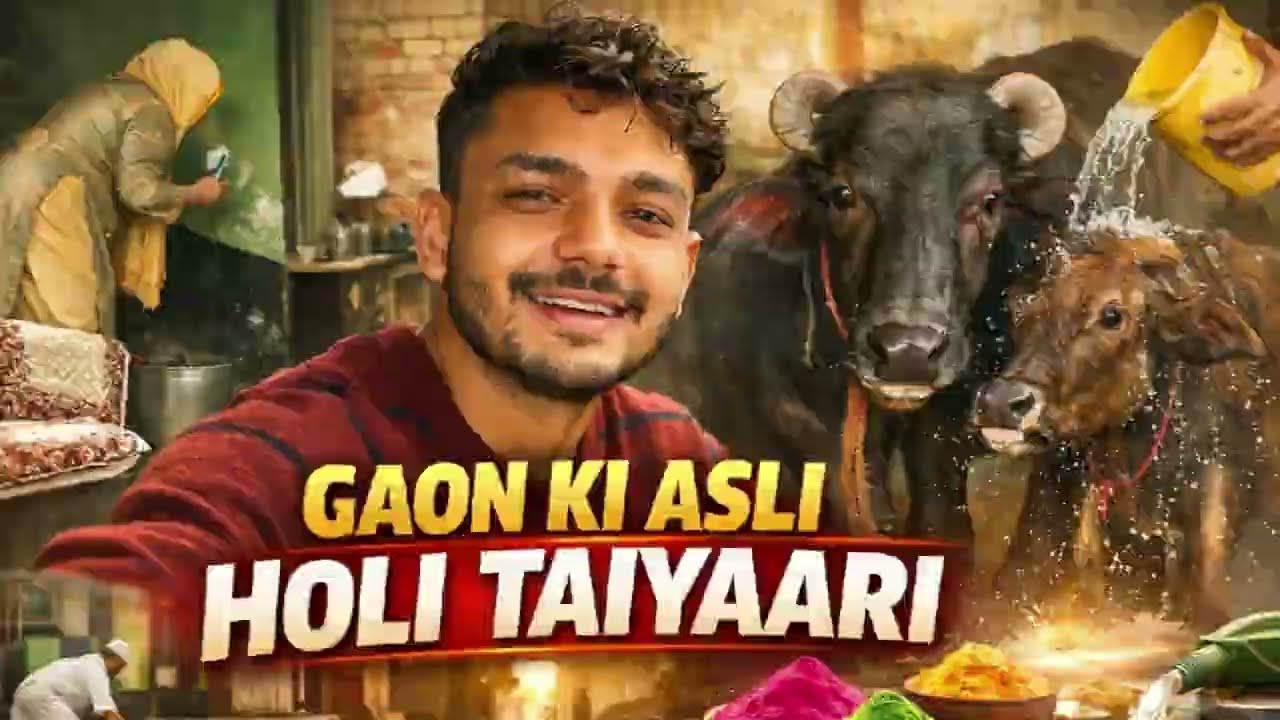 1 Hafte Baad Gaon Wapas… Holi Se Pehle Ghar Ka Asli Scene | Holi 2026