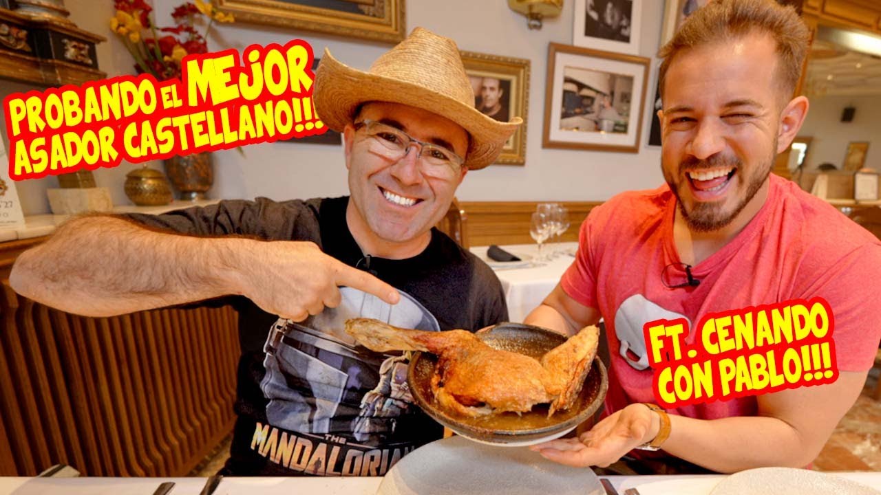 Probando EL MEJOR ASADOR CASTELLANO de ESPAÑA!!! con Pablo Cabezali 
