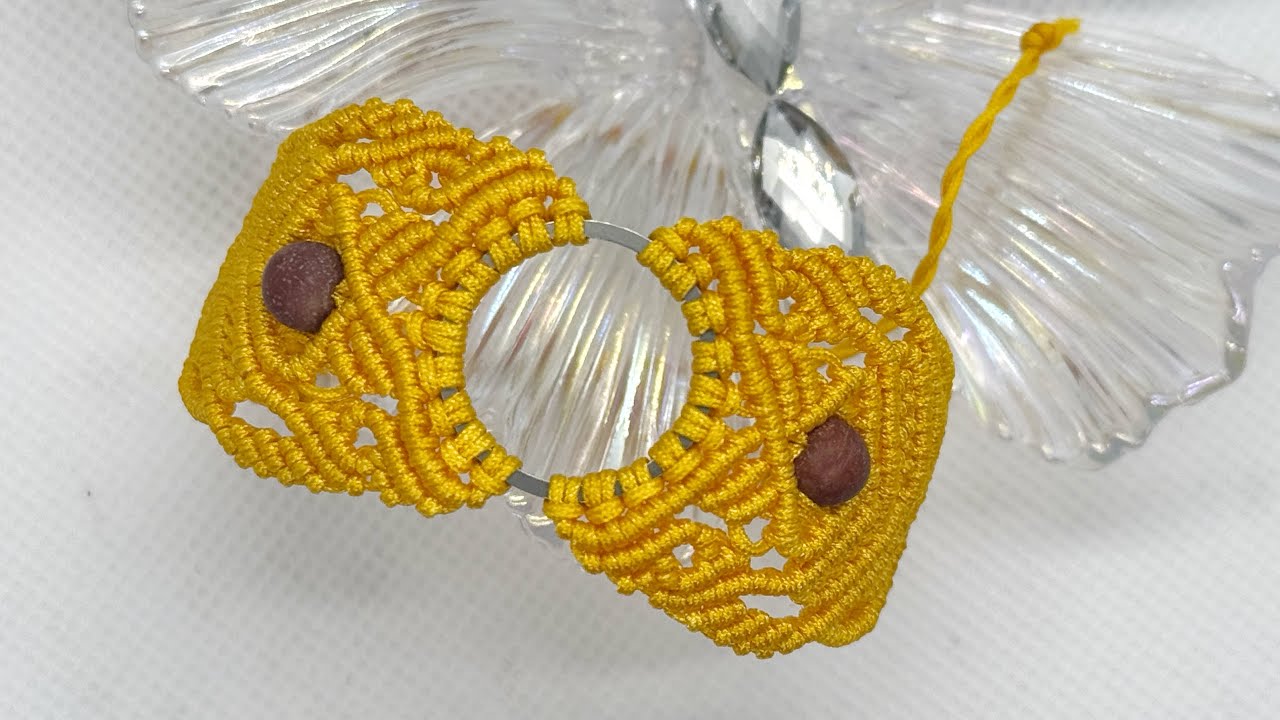 DIY Macrame Bracelet | Cuff Bracelet  | #diy #macrame