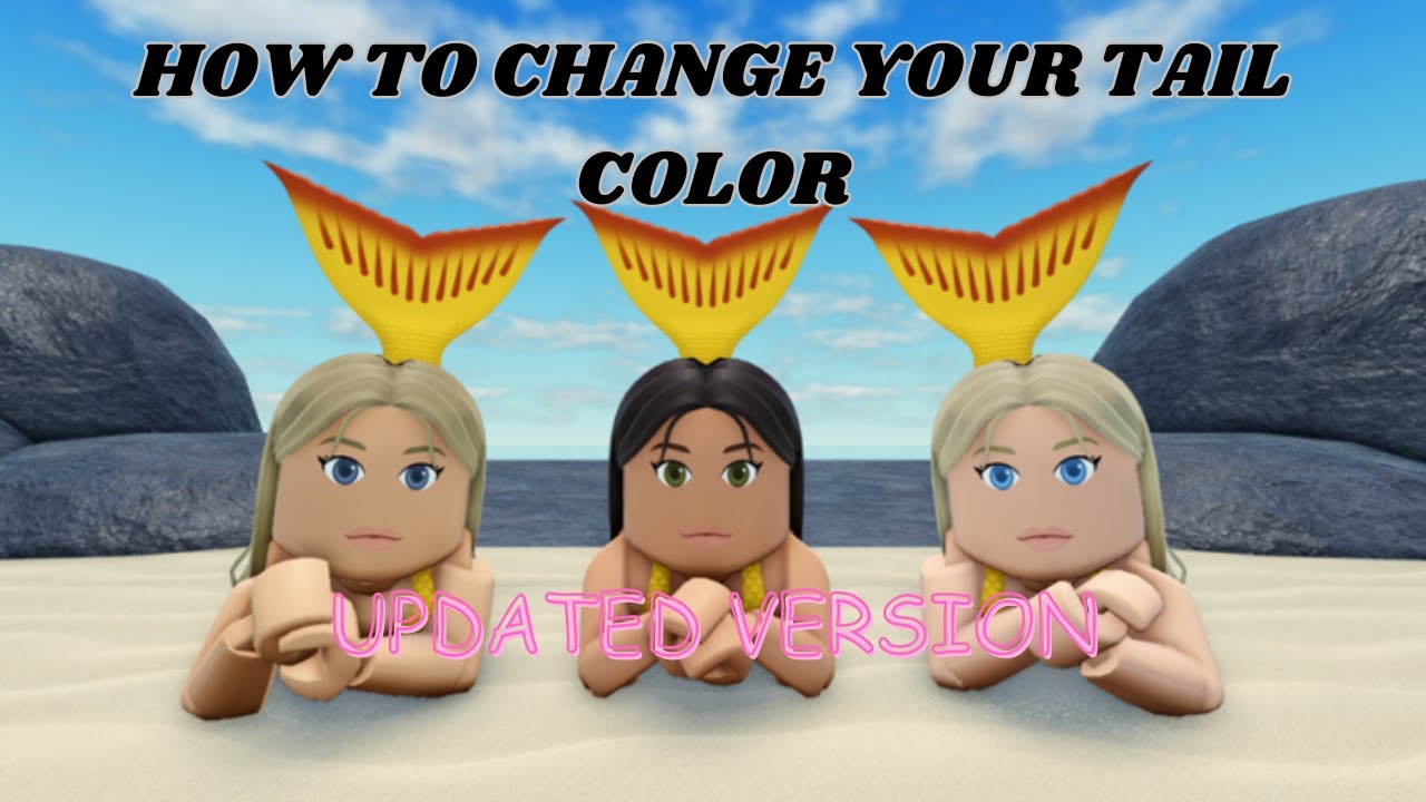 HOW TO CHANGE YOUR TAIL COLOR IN H2O MERMAID TESTING (UPDATED VERSION) l ROBLOX l PLAY WITH IVY