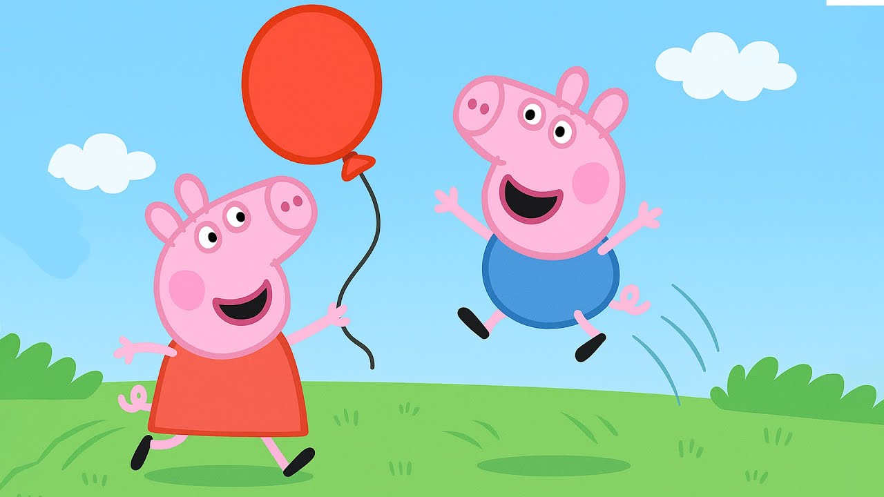 🎈 Peppa Pig and the Pink Balloon 💕 | Peppa Pig Funny Animation