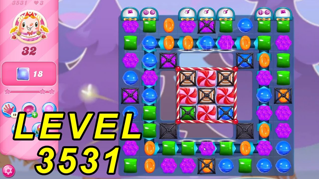 Candy Crush Saga Level 3531 || No Boosters || 1 Star 🌟