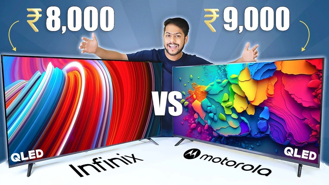 ₹8,000 vs ₹9,000 QLED TV 🔥 Infinix vs Motorola &ndash; Best Budget Smart TV 2026?