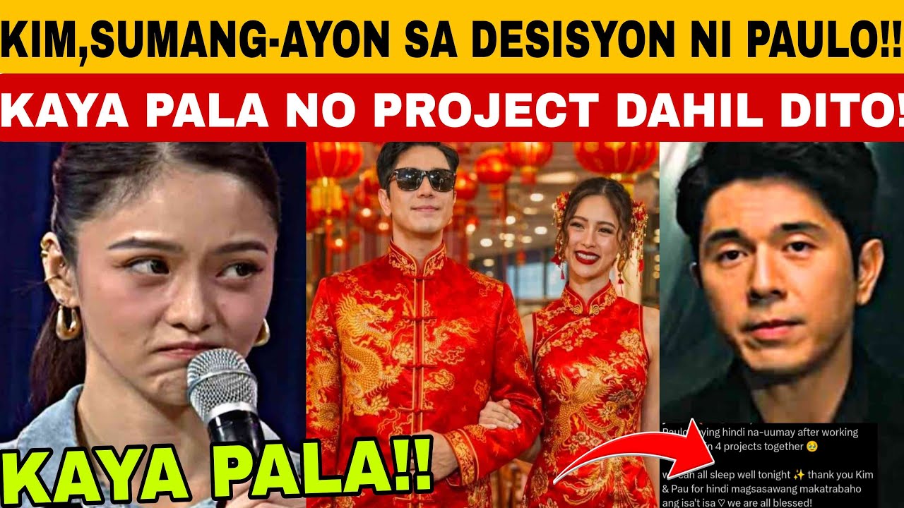 HETO NA‼️KIM,SUMANG-AYON NA SA DESISYON NI PAULO‼️KAYA PALA NO PROJECT SILA DAHIL ITO ANG DESISYON‼️