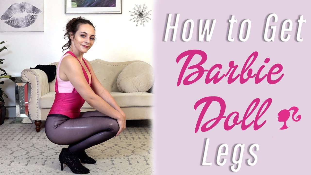 How To Get Plastic Barbie Legs: Latex and Pantyhose Trick