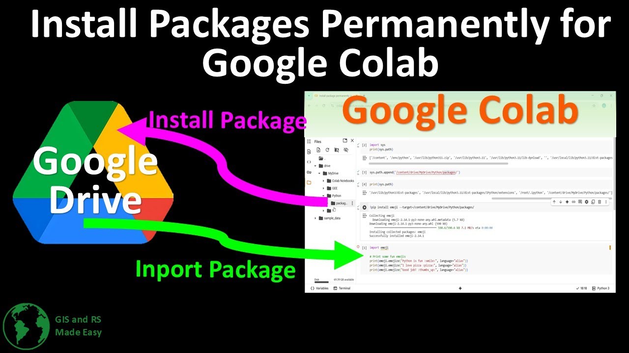 Permanently Install Python Packages in Google Colab Using Google Drive