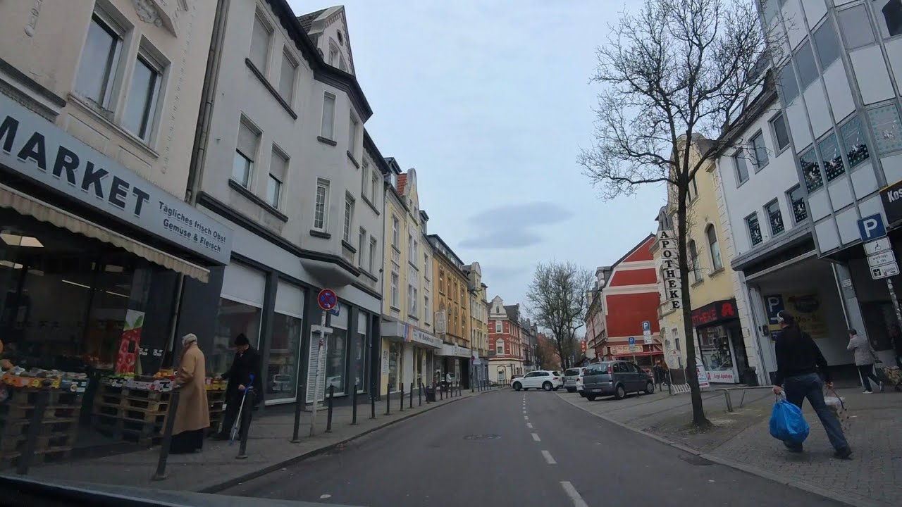 Fahrt durch Essen-Kray in 4K