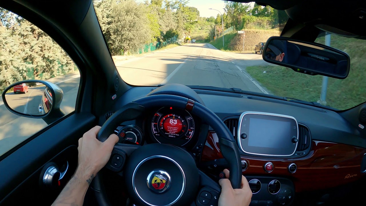 First Test Go-Pro Hero 9 - Abarth 695 Rivale