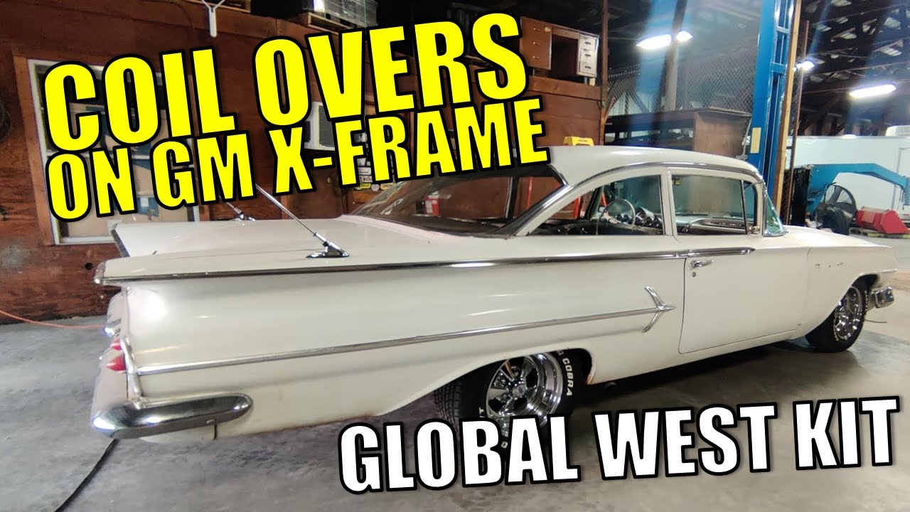 58-64 GM X-Frame - Global West Rear Coil Over Kit installed on Tommy's 1960 Bel Air