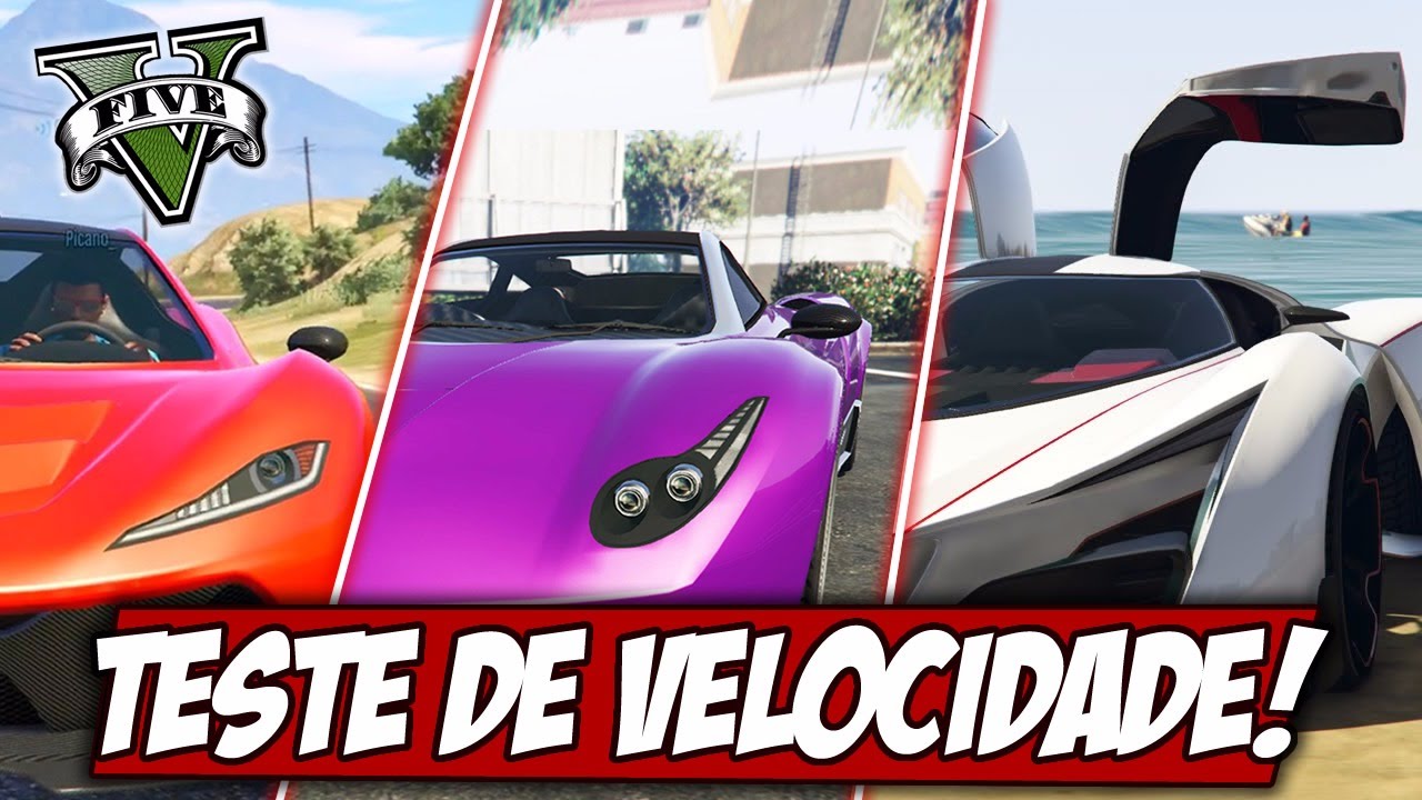 GTA V - NOVO GROTTI X80 x OSIRIS x T20 TESTE DE VELOCIDADE