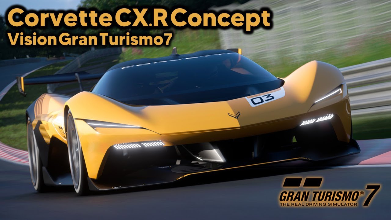 Chevrolet Corvette CX.R Concept Vision Gran Turismo 7