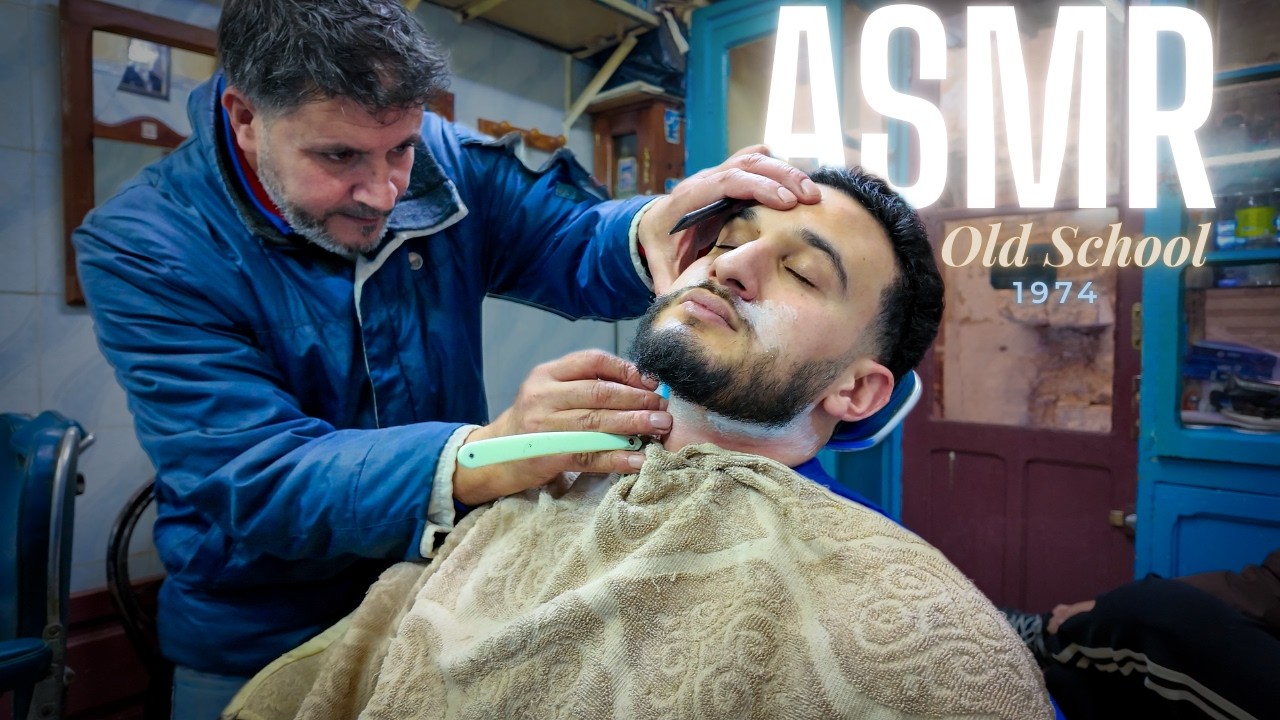 $1 Traditional Barber Since 1974 💈 | Old School ASMR Haircut Experience