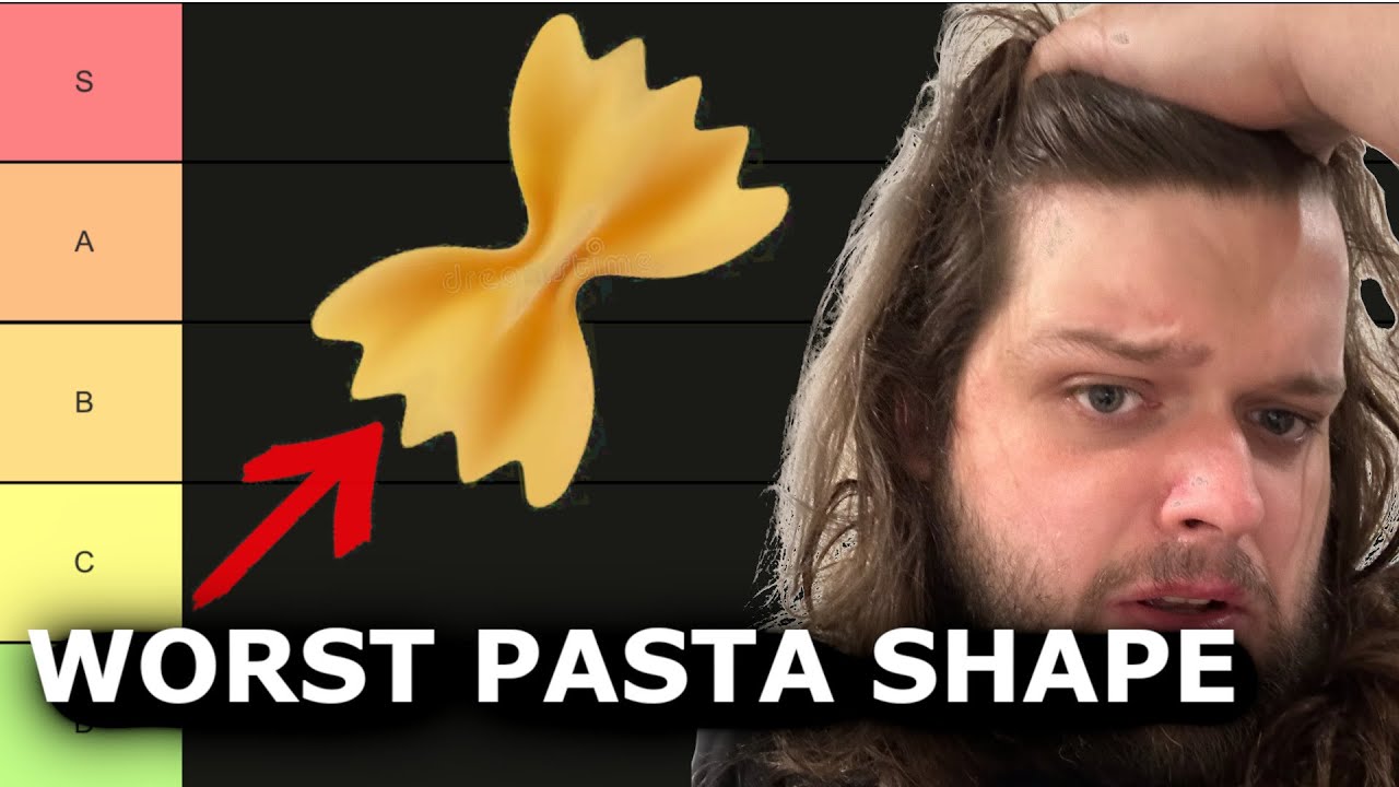 PASTA SHAPE TIERLIST
