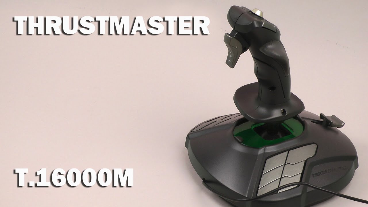 Распаковка Thrustmaster T.16000M