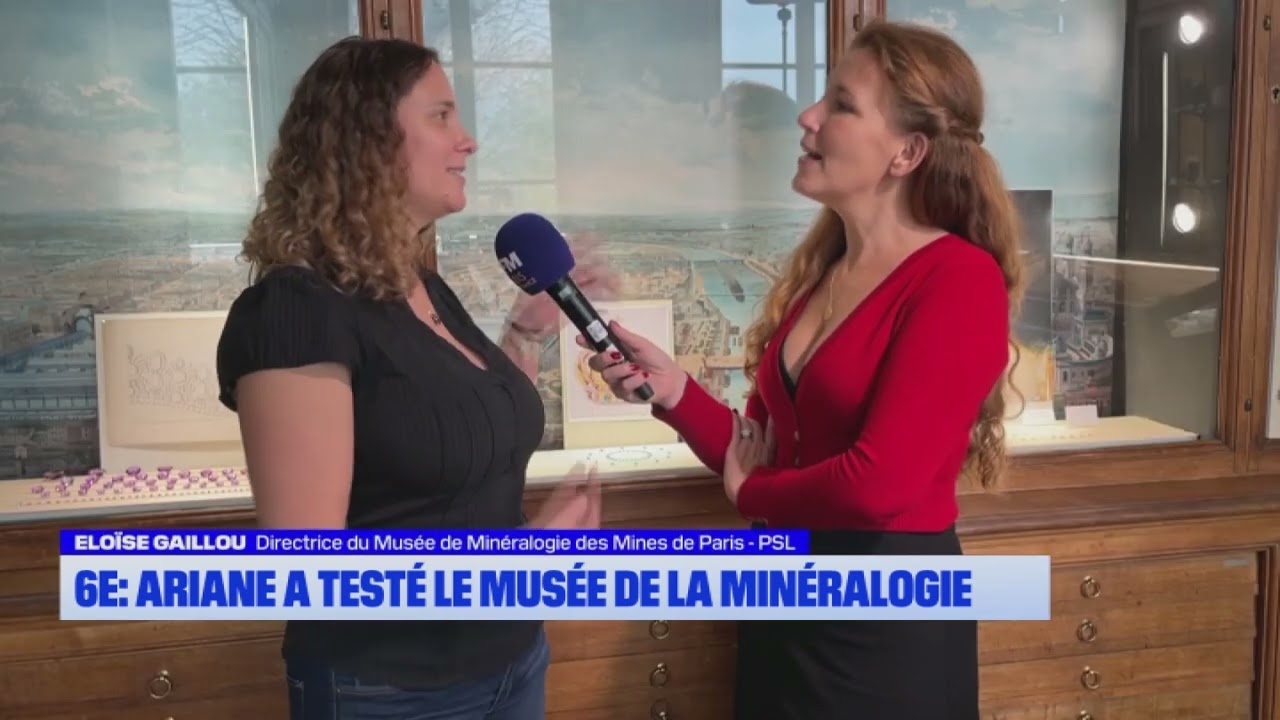 ARIANE A TESTE LE MUSEE DE LA MINERALOGIE