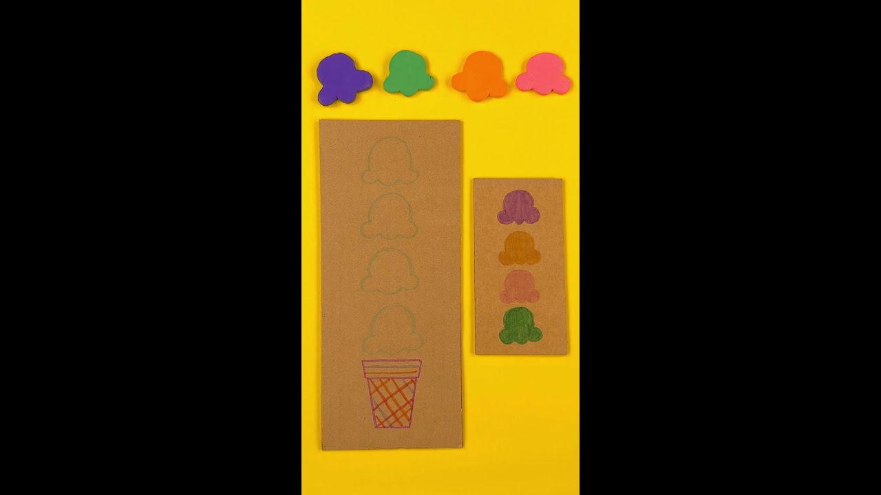 National Ice Cream Day Crayola Craft