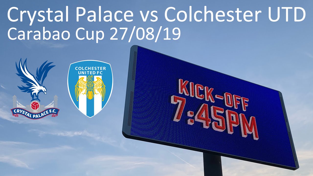 CPFC vs Colchester UTD, Carabao Cup.... PENALTIES!!!