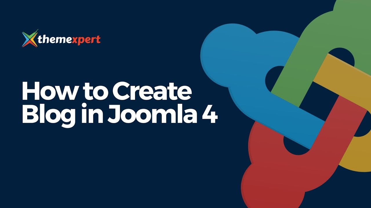 How to create blog in Joomla 4