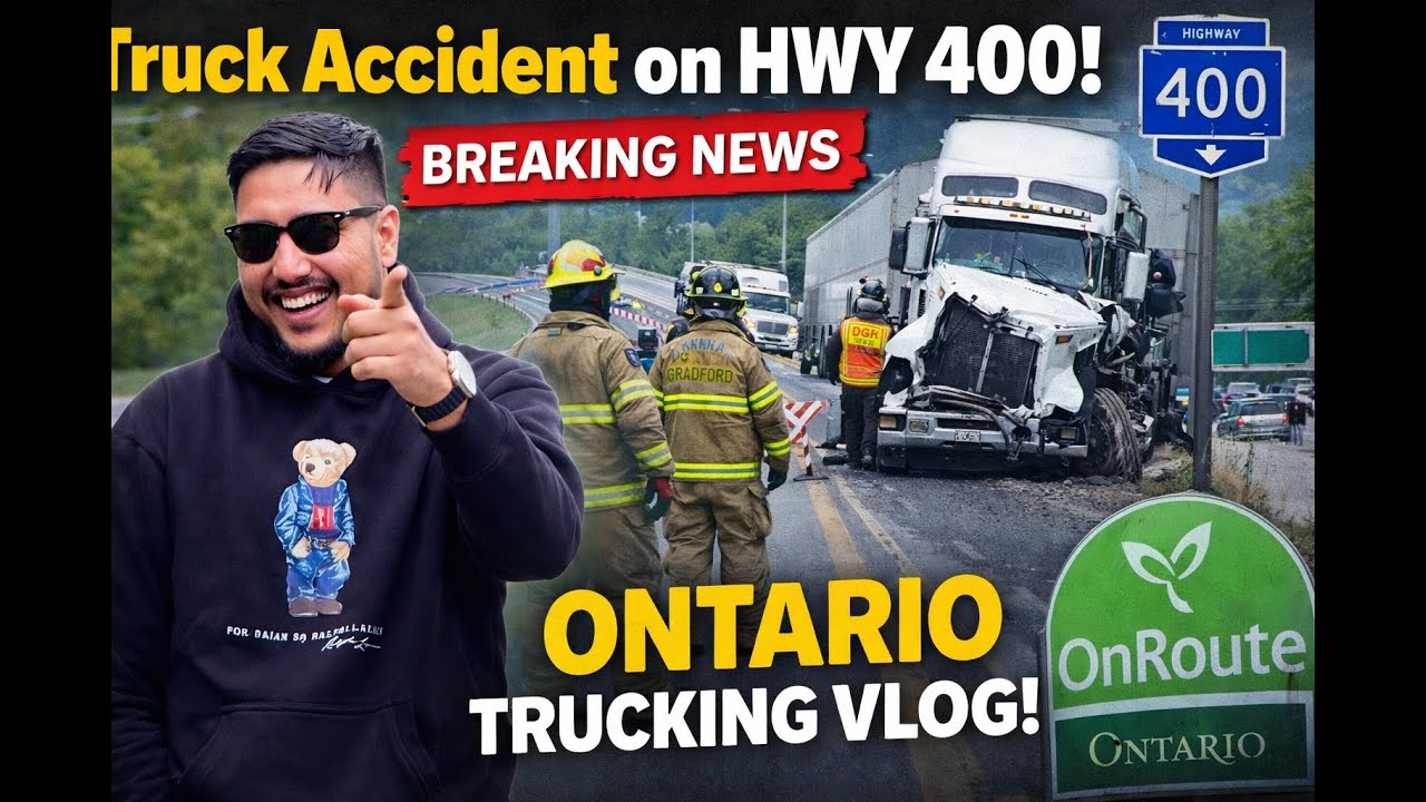 From Hwy 400 Accident to ONroute Coffee ☕ | Real Trucker Life