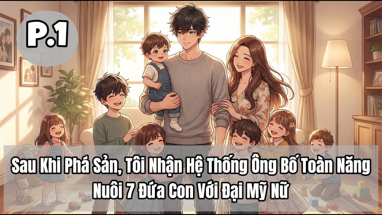 Sau Khi Phá Sản, Tôi Nhận Hệ Thống Ông Bố Toàn Năng, Nuôi 7 Đứa Con Với Đại Mỹ Nữ | P1