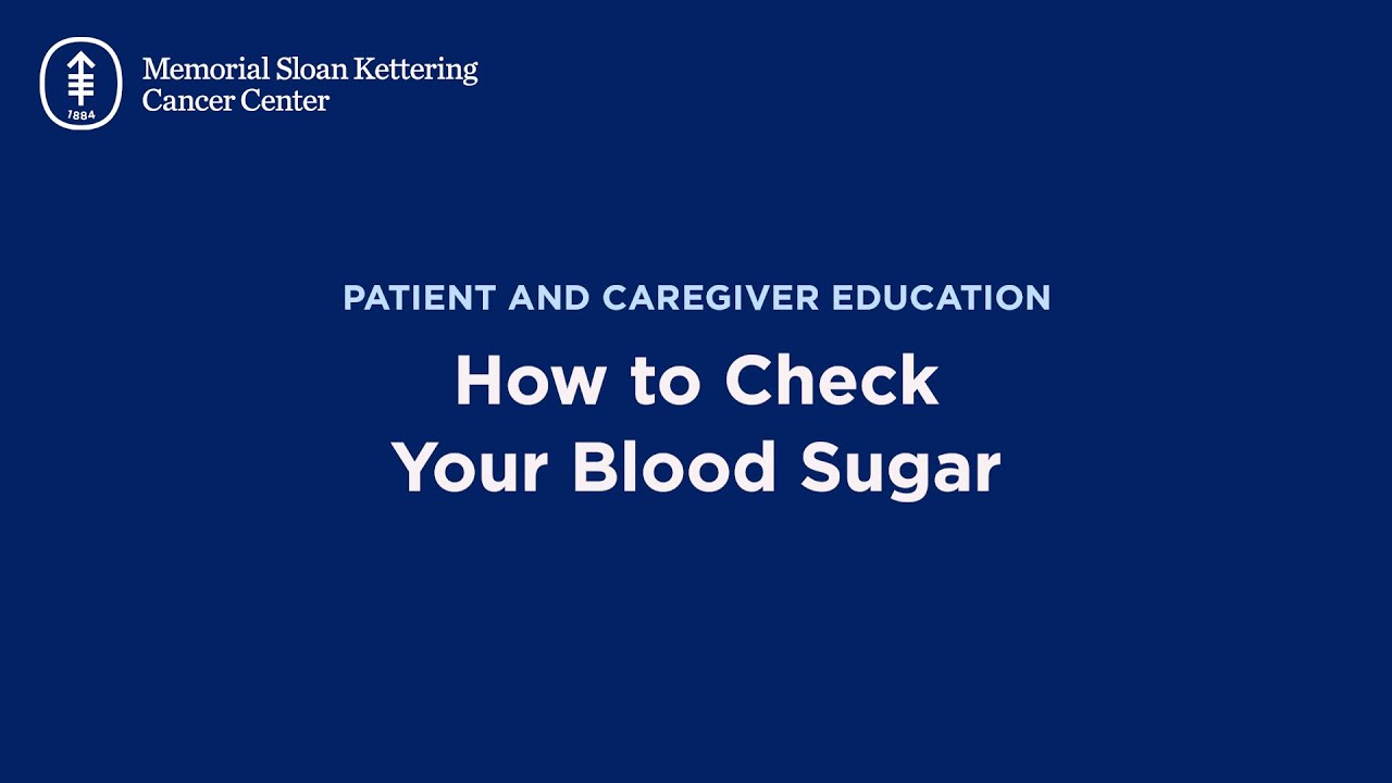 How to Check Your Blood Sugar Using a Blood Glucose Meter