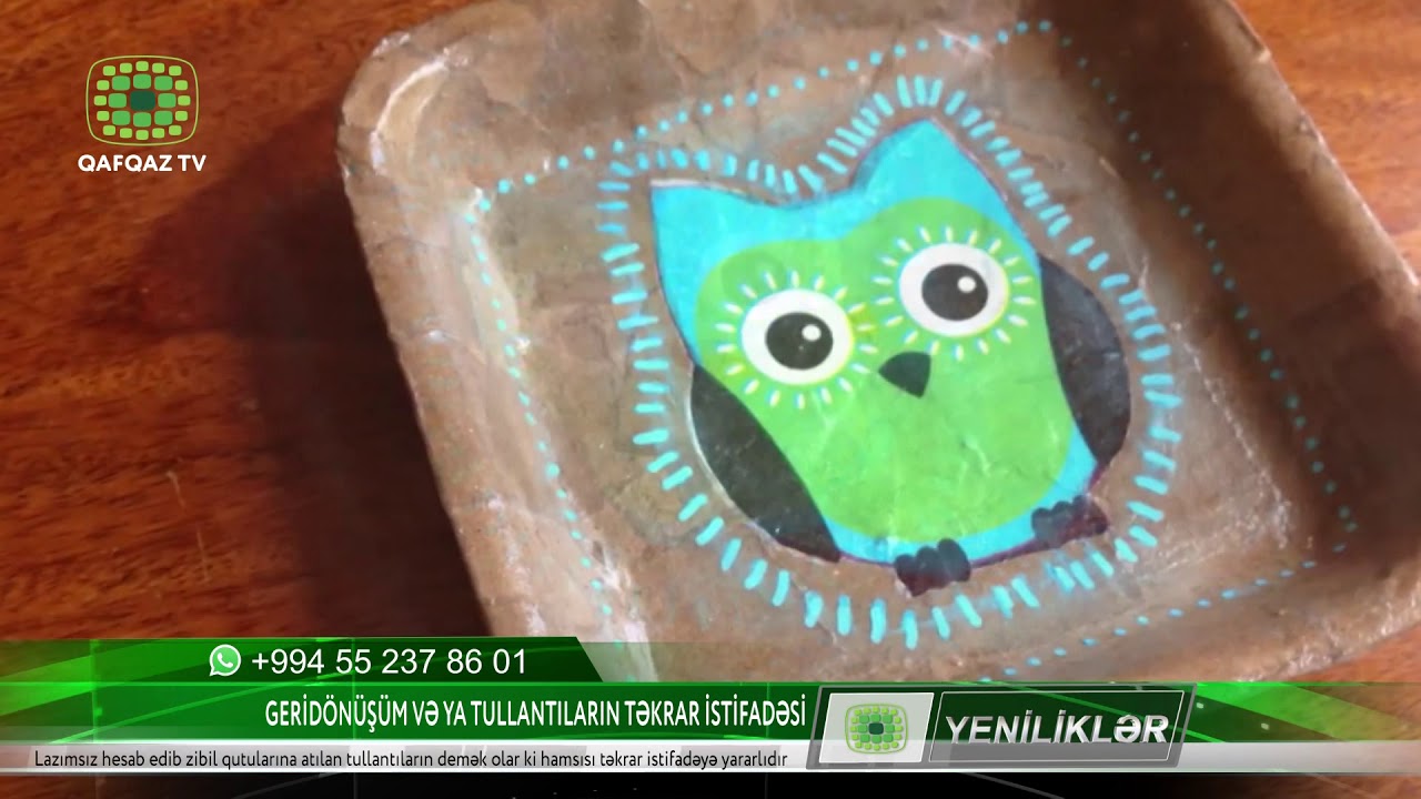 GERİDÖNÜŞÜM VƏ YA TULLANTILARIN TƏKRAR İSTİFADƏSİ