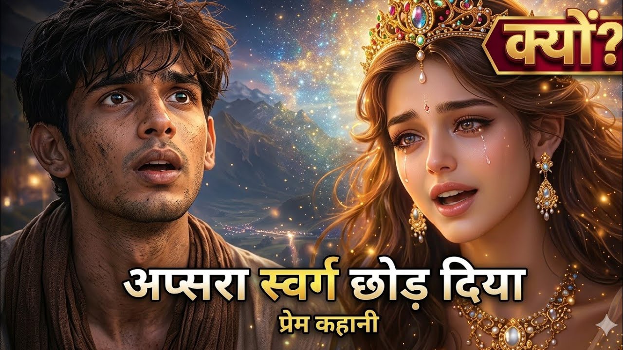 अप्सरा को हुआ गरीब लड़के से प्यार 😱 | सच्चे प्रेम और त्याग की अद्भुत कहानी |#hindistory