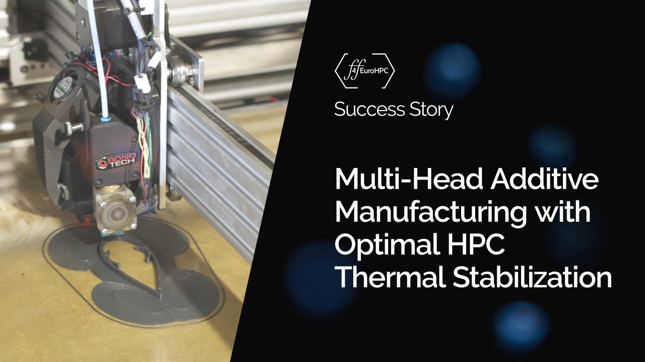 Success Story:  Multi-Head Additive Manufacturing with Optimal HPC Thermal Stabilization
