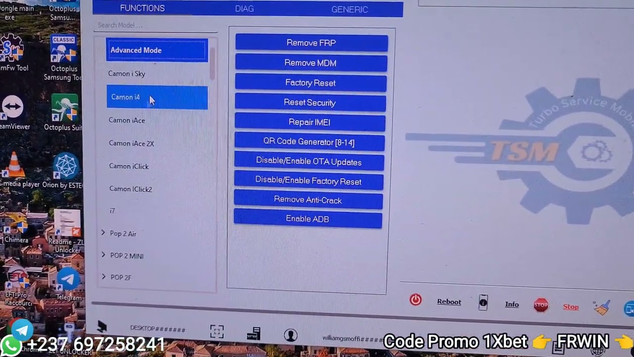 TSM TOOL PRO 2025 : L'Outil pour Débloquer FRP, MDM, KG, AT Admin sur Samsung, Tecno, Infinix, Itel