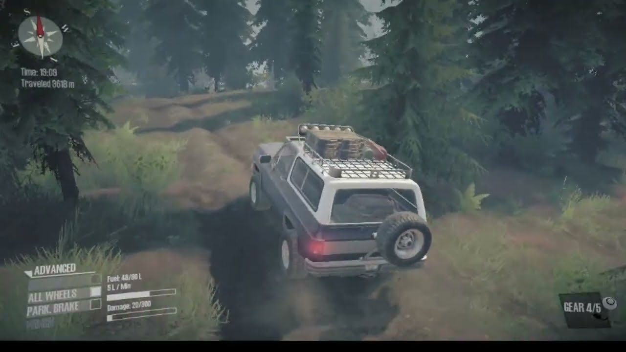 Modo Hardcore em Mount Logmore -  MudRunner