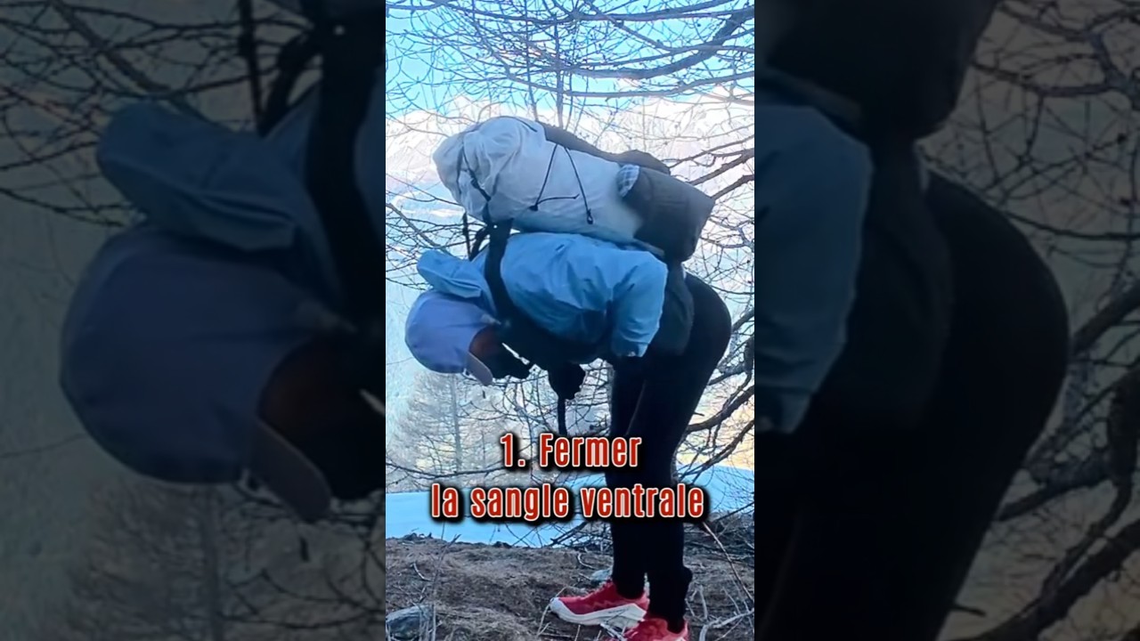Mon astuce pour bien r&eacute;gler son sac de rando #sacados #randonn&eacute;e #r&eacute;glages #neige #ski #sports