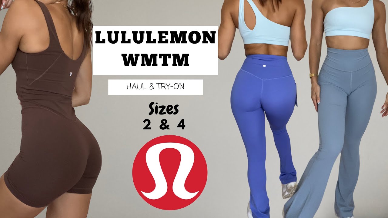 Lululemon WMTM Try On Haul & Try on - Size 2 & 4