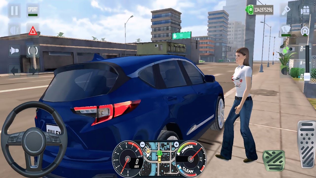 🚖 Luxury SUV Taxi Ride with Acura RDX | Smooth & Powerful City Drive in Taxi Car Simulator EVO