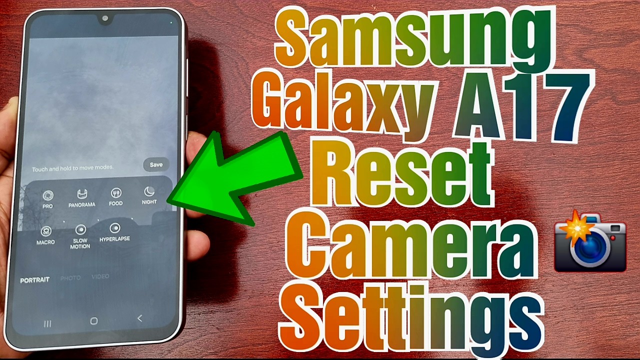 Samsung Galaxy A17 5G How to Reset camera settings|Restore to default Camera settings