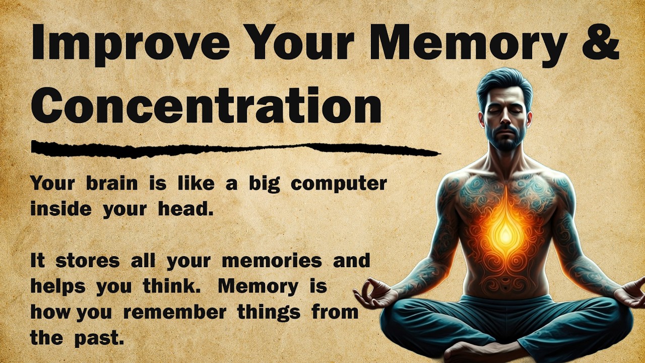 How To Improve Your Memory and Concentration || English Story for Learning English ✅
