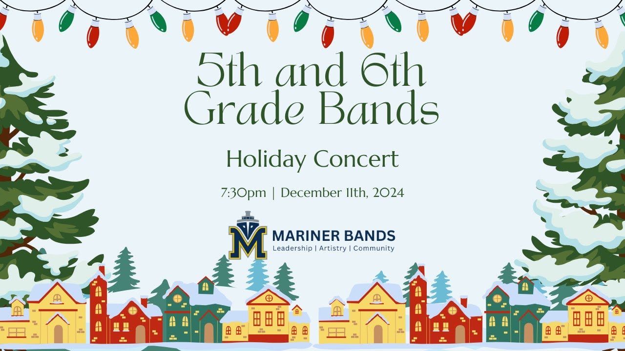 5th and 6th Grade Bands Holiday Concert